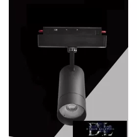   UNIVERSO Magnetyczny reflektor punktowy montowany na szynie DC:48V 14W 1190LM 4000K RA90 IP20 192x144x56mm Czarny