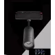 UNIVERSO Magnetyczny reflektor punktowy montowany na szynie DC:48V 24W 2280LM 3000K RA90 IP20 213x165x76mm Czarny
