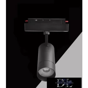   UNIVERSO Magnetyczny reflektor punktowy montowany na szynie DC:48V 24W 2280LM 4000K RA90 IP20 213x165x76mm Czarny