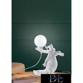   Lampa stołowa UNIVERSO Squirrel 1xG9 maks. 60 W IP20 biała 260 x 240 mm