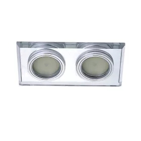   ELDLUX MIRROR oprawa wpuszczana, odchylana, 2×GU10, chromowana
