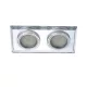 ELDLUX MIRROR oprawa wpuszczana, odchylana, 2×GU10, chromowana