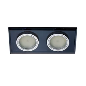 ELDLUX MIRROR oprawa wpuszczana, odchylana, 2×GU10, czarna