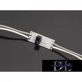   ANROLED Sterownik LED montowany na szynie Przełącznik IR z funkcją ściemniania (DC: 12/24 V 8 A)