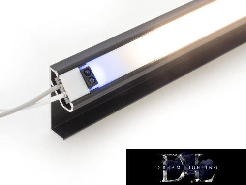 ANROLED Sterownik LED montowany na szynie Przełącznik IR z funkcją ściemniania (DC: 12/24 V 8 A)