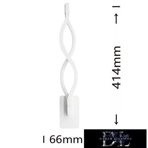 UNIVERSO Kinkiet LED 9 W 720 lm 4000 K IP20 66 × 414 mm biały