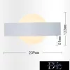 UNIVERSO Kinkiet LED 8 W 400 lm 3000 K IP20 239 × 123 mm biały