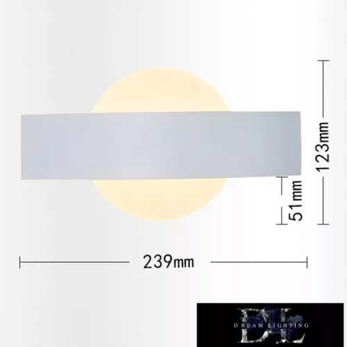 UNIVERSO Kinkiet LED 8 W 400 lm 3000 K IP20 239 × 123 mm biały