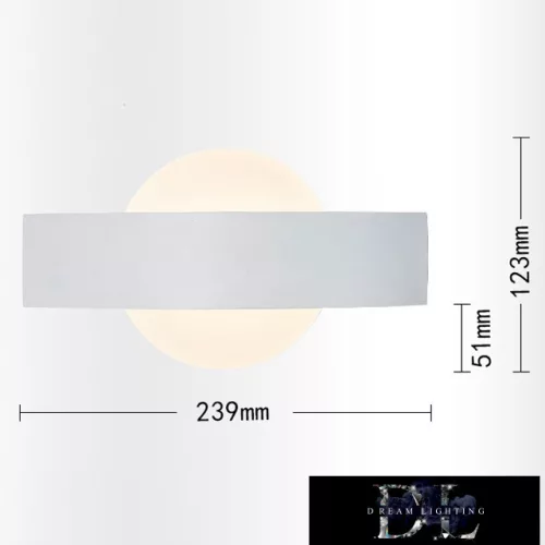 UNIVERSO Kinkiet LED 8 W 400 lm 4000 K IP20 239 × 123 mm biały
