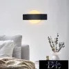 UNIVERSO Kinkiet LED 8 W 400 lm 3000 K IP20 239 × 123 mm czarny