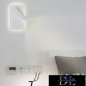   UNIVERSO Kinkiet LED 6 W 240 lm + 150 lm 6500 K IP22 z białym przełącznikiem