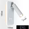 UNIVERSO Kinkiet LED 6 W 240 lm + 150 lm 6500 K IP22 z białym przełącznikiem