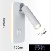 UNIVERSO Kinkiet LED 6 W 240 lm + 150 lm 4000 K IP22 z białym przełącznikiem