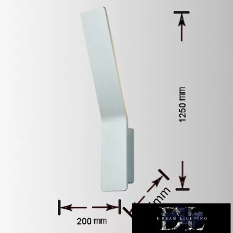 UNIVERSO Kinkiet LED 10 W 1100 lm 3000 K IP20 70×340 mm biały