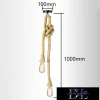 UNIVERSO Lampa wisząca z liną konopną 2xE27 maks. 240 V 60 W 2 metry czarna