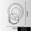 UNIVERSO Kinkiet LED 9 W 450 lm 4000 K IP20 190 × 256 mm biały