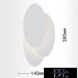 UNIVERSO Kinkiet 12 W 320 lm 4000 K 140 × 280 mm biały