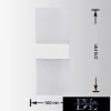 UNIVERSO Kinkiet LED 8 W 400 lm 4000 K IP20 100 × 270 mm biały
