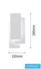 UNIVERSO Kinkiet LED 12 W 650 lm CCT.kap IP20 120 x 260 mm biały
