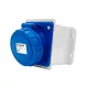 EC690 DO MONTAŻU NA ŚCIANIE. GNIAZDO 32A IP67 1P+N+E 220-240V