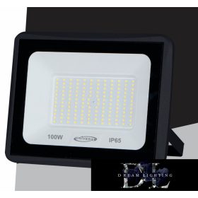  Reflektor LED UNIVERSO 100 W 9000 lm 3000 K IP65 czarny 212 x 246 x 36 mm