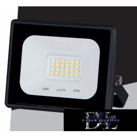  Reflektor LED UNIVERSO 20 W 1800 lm 4000 K IP65 czarny 101 x 110 x 22 mm