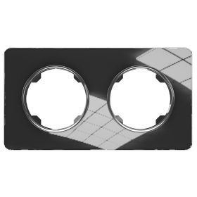 ELDLUX ELDELIZ podwójna rama szklana, czarna