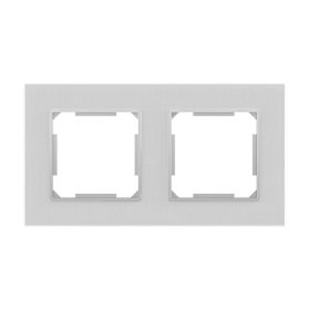 ELDLUX ELDIRA podwójna rama szklana srebrna