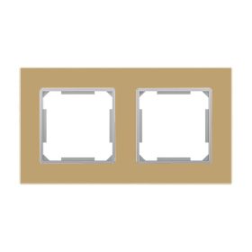 ELDLUX ELDIRA podwójna rama szklana złota