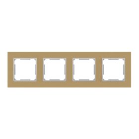 ELDLUX ELDIRA rama z czterema szybami, złota