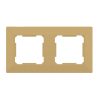 ELDLUX ELDGROUND podwójna rama z tworzywa sztucznego, złota