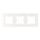 ELDLUX ELDANA potrójna rama z tworzywa sztucznego, biała