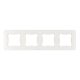 ELDLUX ELDANA poczwórna rama z tworzywa sztucznego, biała