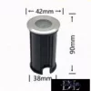 UNIVERSO Lampa podwodna LED AC/DC-12/24 V 1 W 90 lm niebieska 30° IP68 stal Ø42-Ø38x90 mm