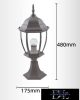 UNIVERSO Lampa ogrodowa zewnętrzna 1xE27 maks. 60 W IP55 szara D175x480 mm