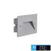 UNIVERSO Wpuszczana lampa LED 3 W 150 lm CCT.kap IP65 szara 120 x 85 x 35 mm