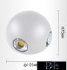 Kinkiet UNIVERSO LED 10 W 1200 lm 3000 K IP65 ∅105×75 mm biały