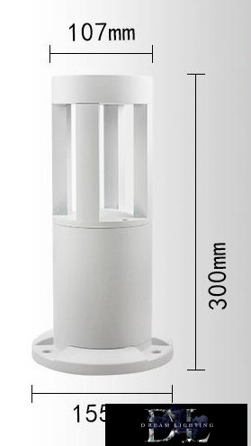 Lampa ogrodowa UNIVERSO COB LED 12 W 600 lm 4000 K IP65 ∅94/∅105×300 mm biała