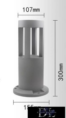 Lampa ogrodowa UNIVERSO COB LED 12 W 600 lm 6500 K IP65 ∅94/∅105×300 mm szara