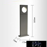 Lampa ogrodowa UNIVERSO LED 12 W 600 lm 6500 K IP65 170 × 70 × 500 mm szara