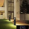 Lampa ogrodowa UNIVERSO LED 12 W 600 lm 3000 K IP65 170 × 70 × 500 mm czarna
