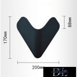 Lampa ścienna UNIVERSO LED 12 W 1000 lm 3000 K IP65 200 × 170 × 88 mm czarna