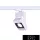 UNIVERSO Jednofazowa lampa szynowa 30 W 2700 lm 4000 K Ra≥90 24° biała