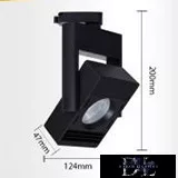 UNIVERSO Jednofazowa lampa szynowa 30 W 2700 lm 6500 K Ra≥90 24° czarna