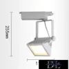 UNIVERSO Jednofazowa lampa szynowa 30 W 2700 lm 3000 K Ra≥90 90° biała