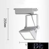 UNIVERSO Jednofazowa lampa szynowa 30 W 2700 lm 6500 K Ra≥90 90° biała
