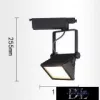 UNIVERSO Jednofazowa lampa szynowa 30 W 2700 lm 3000 K Ra≥90 90° czarna