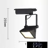 UNIVERSO Jednofazowa lampa szynowa 30 W 2700 lm 3000 K Ra≥90 90° czarna