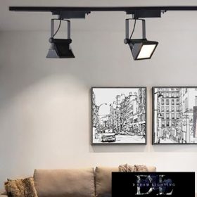   UNIVERSO Jednofazowa lampa szynowa 30 W 2700 lm 4000 K Ra≥90 90° czarna