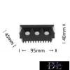 UNIVERSO wpuszczana lampa punktowa 6W 480lm 4000k 34° IP20 95mm czarna